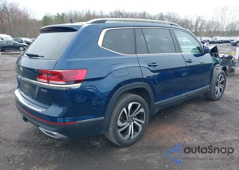 2021 Volkswagen Atlas 3.6L V6 Sel Premium из США, поврежденный, VIN 1V2TR2CA7MC534926